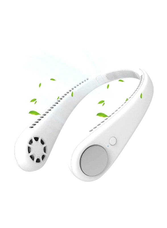 

Arabest Portable Hand-free 3 Speeds Neck Fan, White