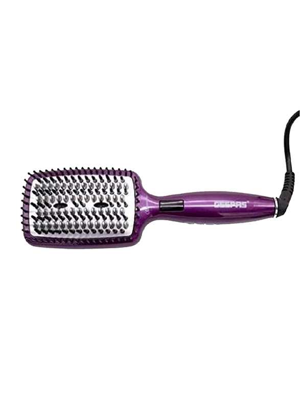 Geepas Ceramic High Quality Hair Dryer Brush, Purple