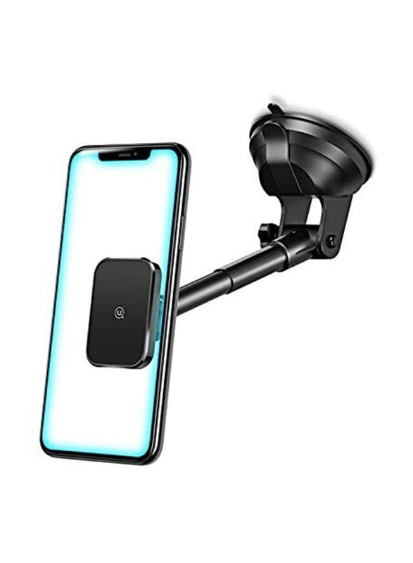 USAMS 360 Rotation Telescopic Magnetic Phone Car Mount Stand, US-ZJ055, Black