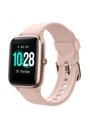 Sport Waterproof Smartwatch with Heart Rate Monitor And Tracker, Pink