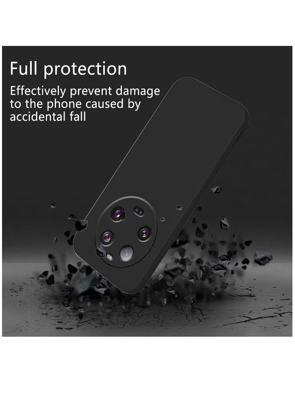 Olliwon Xiaomi Mi 13 Ultra Protective Camera Protection Soft Flexible Silicone Mobile Phone Case Cover, Black