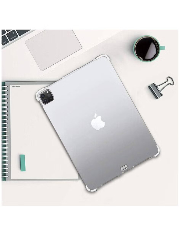 Dux Ducis Apple iPad Pro 12.9 Inch 2022/2021 Ultra Soft Flexible Transparent Bumper Back Tablet Case Cover, Clear