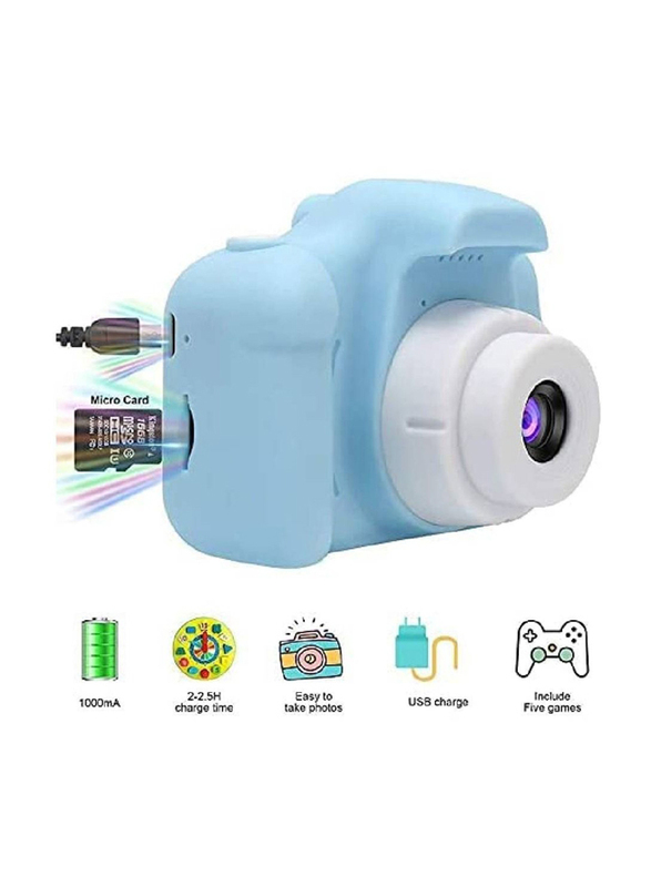 Digital Video Mini Rechargeable Camera, 8MP, Blue
