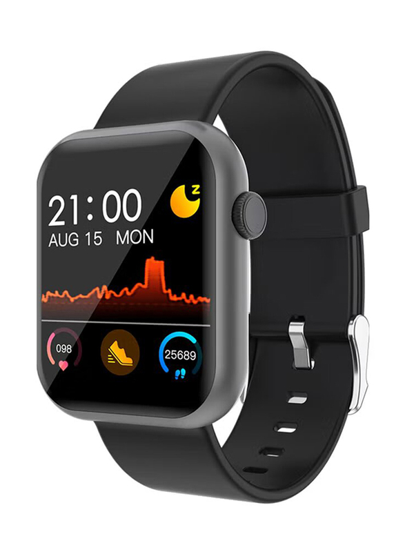 1.3-inch Touch Screen Waterproof Smartwatch, Black