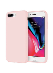 Apple iPhone 7 Plus Microfiber Lining Silicone Protective Mobile Phone Case Cover, Pink