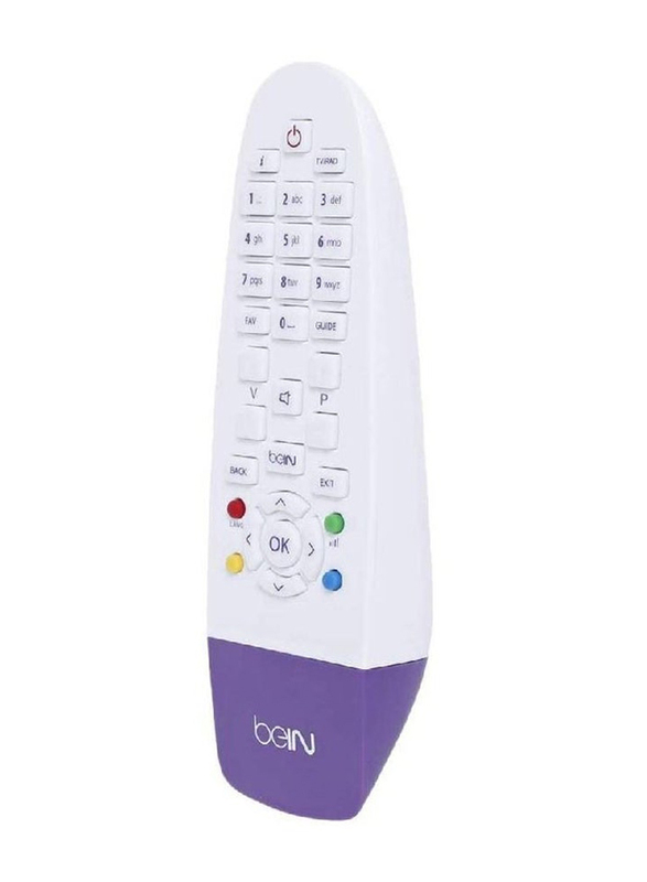 Bein Sports Receiver Remote Control, White/Purple