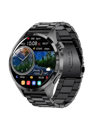 Fitness Monitor Smartwatch with Bluetooth Calling, Black