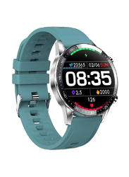 1.3-inch Waterproof Fitness Tracker Smartwatch, Silver