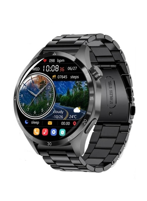 Roxxon New Bluetooth Calling Smartwatch, Heart Rate, Sleep Monitor, IP68 Waterproof, Black