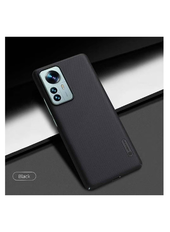 Nillkin Xiaomi 12 Pro Super Frosted Shield Hard Mobile Phone Back Case Cover, Black