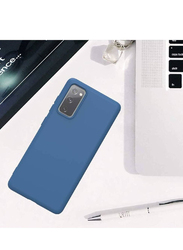 Samsung Galaxy S20 FE Soft Protective Silicone Mobile Phone Case Cover, Blue