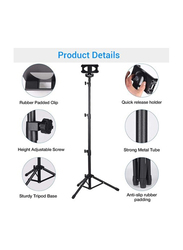 The Mohrim 360 Degree Rotating Tripod Mount for Phone/Tablets (4.7"-12.9"), Black