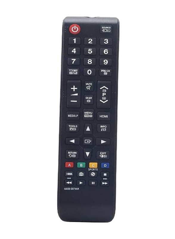 Replacement Remote for Samsung LCD/LED Plasma Smart TV, Black