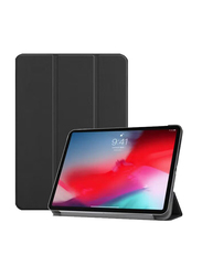 Apple iPad Pro 11 (2018) Trifold Ultra weight Standing Protective Smart Tablet Case Cover with Auto Wake/Sleep, Black