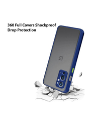 Oneplus 9RT Protective Matte Mobile Phone Back Case Cover, Blue