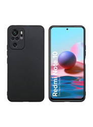 Xiaomi Redmi Note 10 4G Camera Protection Anti-Scratch Slim Fit Flexible Phone Mobile Phone Back Case Cover, Black