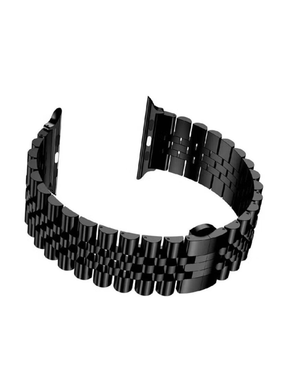 Stainless Steel Replacement Band for Apple Watch 42/44mm Black