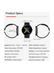 46.5mm Bluetooth Smartwatch, DM118, Black