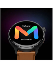 Mibro Watch Lite 2 1.3 Inch AMOLED HD Display Smartwatch, Brown/Black