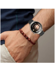Perfii Genuine Cow Leather Watch Strap 22mm Folding Buckle Wristband for Huawei Watch 4 Pro/Watch 4/Watch 2 Pro/Watch GT2 Pro, Black