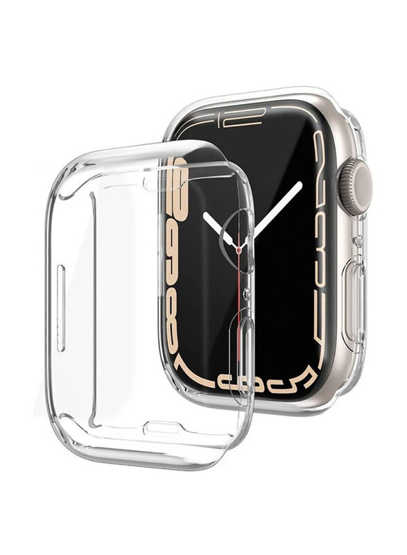 

Generic Full TPU Anti Scratch Bumper Case Protector for Apple Watch 42/44mm, Clear