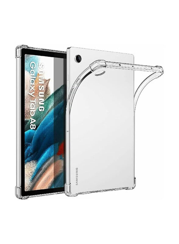 

Generic Samsung Galaxy Tab A8 10.5 Inch 2021(SM-X200/SM-X205/SM-X207) Ultra Clear Soft Flexible Transparent Bumper Back Tablet Case Cover, Clear