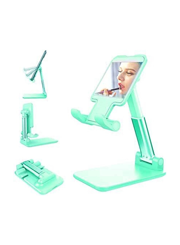 Mobile Phone and Tablet Stand with Foldable, Blue