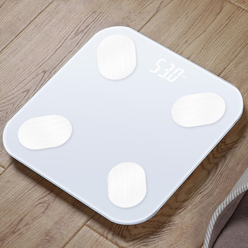 Multi-Functional BT Electronic Weight Scale, White