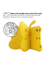 Apple iPad Air 9.7-inch Kids EVA Butterfly Stand Light Weight Tablet Case Cover, Yellow