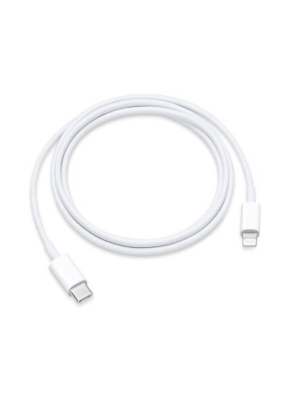 1-Meter Lightning Cable, USB Type-C Male to Lightning for Apple Devices, White