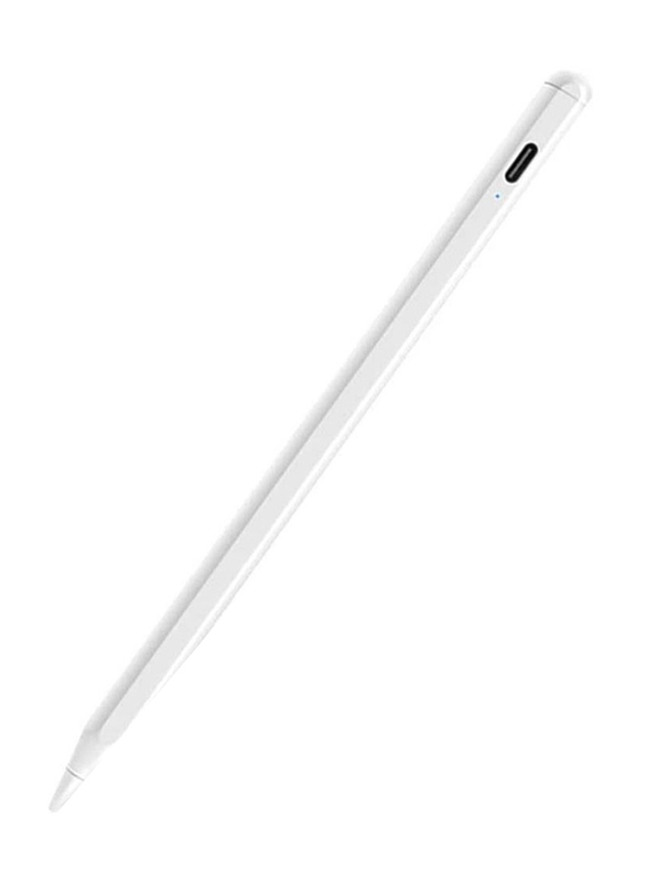 Digital Stylish 1.5mm Fine Point Rechargeable Stylus Pen for Android/iOS/iPad/Pro/Air/Mini/Cellphone and Other Tablets, White