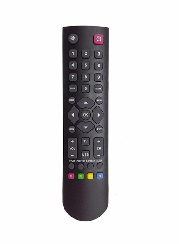 TV Remote Control for TCL LCD/LED TV, Black