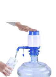 Xiuwoo Free Hand Pressure Drinking Water Dispenser, White/Blue