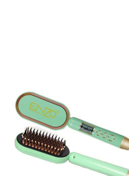 Enzo Professional Advanced Straight Hair Comb, EN-4102, Green