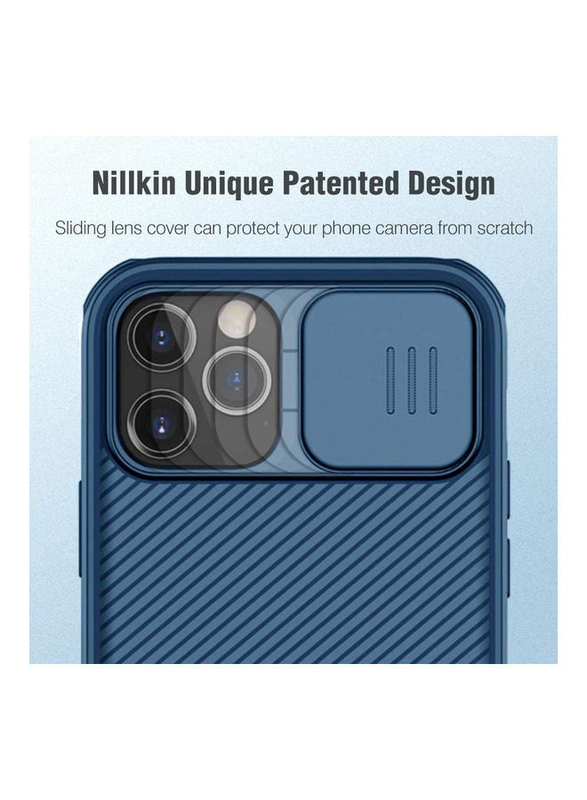 Nillkin Apple iPhone 12/12 Pro CamShield Pro Mobile Phone Back Case Cover, Blue