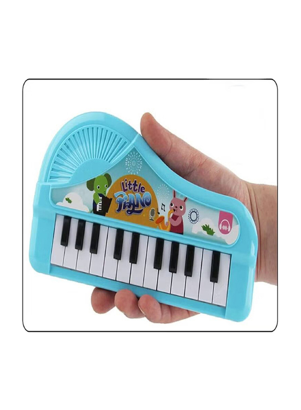 22 Keys Electric Mini Musical Piano, Ages 3+, Blue