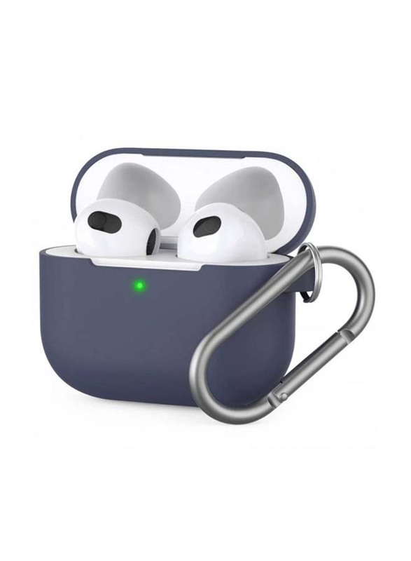 Soft Silicone Case Cover for Apple AirPods 3, Blue