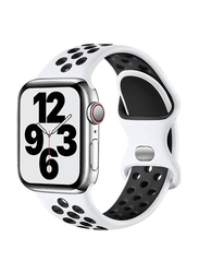 Sport Replacement Wrist Strap Band for Apple Watch 42/44mm, White