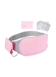 Portable Graphene Heating Belt with Power Bank, Pink
