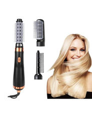 Arabest Professional 3-in-1 Negative Ionic Hot Air Straightener Comb, Black