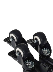 3-Wheels Universal Foldable Dolly Base Stand for Tripod, Black