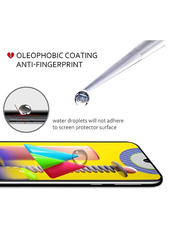 Samsung Galaxy M31 Full Glue Edge-to-Edge Tempered Glass Screen Protector, Clear