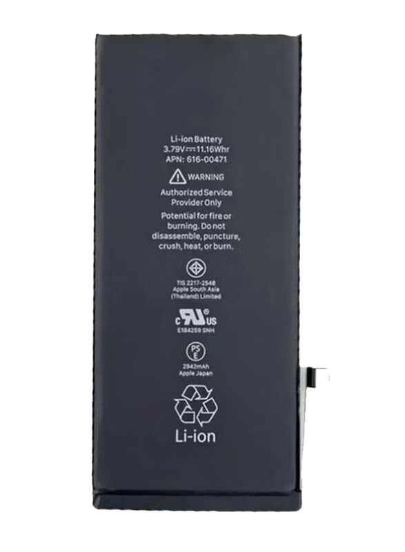 

Generic Apple iPhone XR 2942.0 mAh Replacement Battery, Black