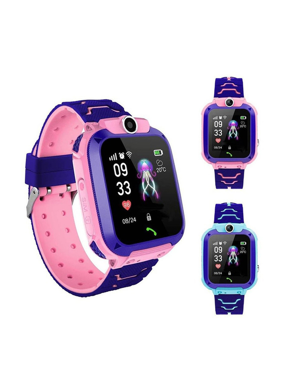 Kids Ultra-Thin Waterproof Tracker Smartwatch, with Phone Call Feature, Pink