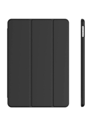 Apple iPad 6th/5th Gen 9.7-inch 2018/2017 Slim Fit Lightweight Smart TPU Tablet Flip Case Cover, Black