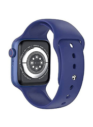 HD Touch Screen 1.75-Inch 44mm Smartwatch, BT Call, Heart Rate Sensor, Waterproof, Blue