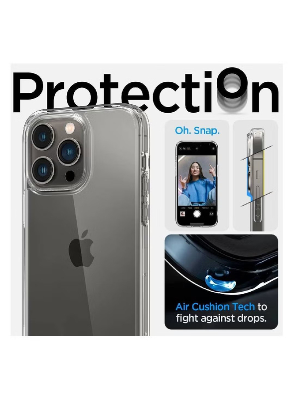 Apple iPhone 14 Pro Max Soft Silicone Shockproof Anti-Scratch Protective Mobile Phone Case Cover, Clear