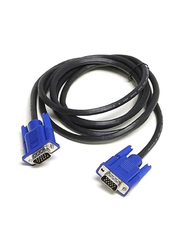 10-Meter VGA Cable, VGA to VGA for Display Devices, Black