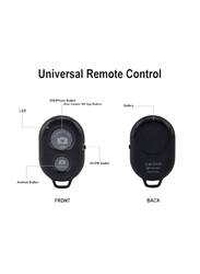 Bluetooth Remote Shutter for Apple iPhone/Android/Windows Mobile Camera, Black