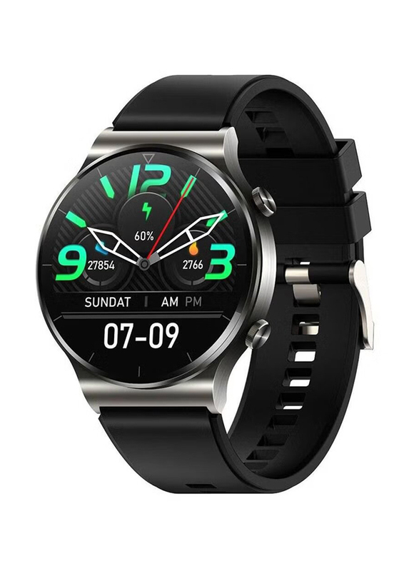 Sports Digital Watch Fitness Tracker Waterproof Smartwatch, Black